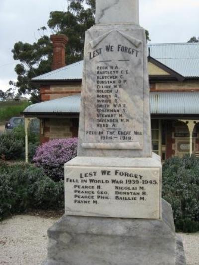 War Memorial Watervale #2