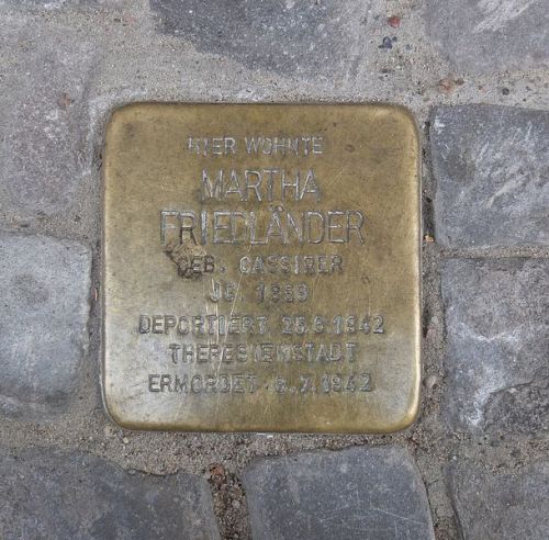 Stolpersteine Xantener Strae 5