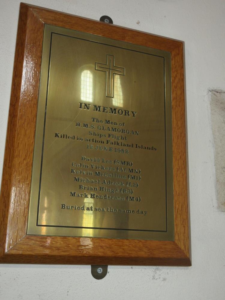 Gedenktekens St. Mary's Church Swansea #2