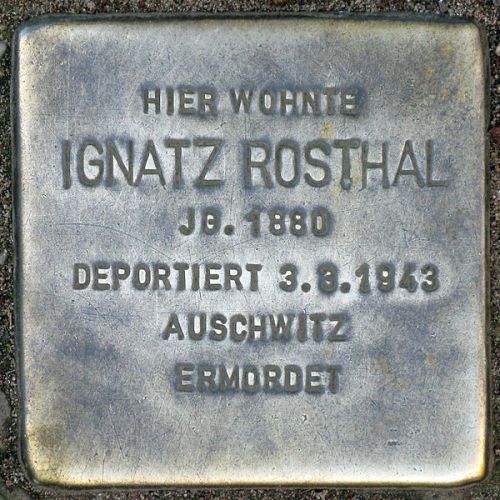 Stolperstein Gryphiusstrae 18