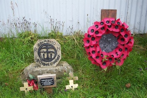 Monument Finart Bay Royal Navy Commando