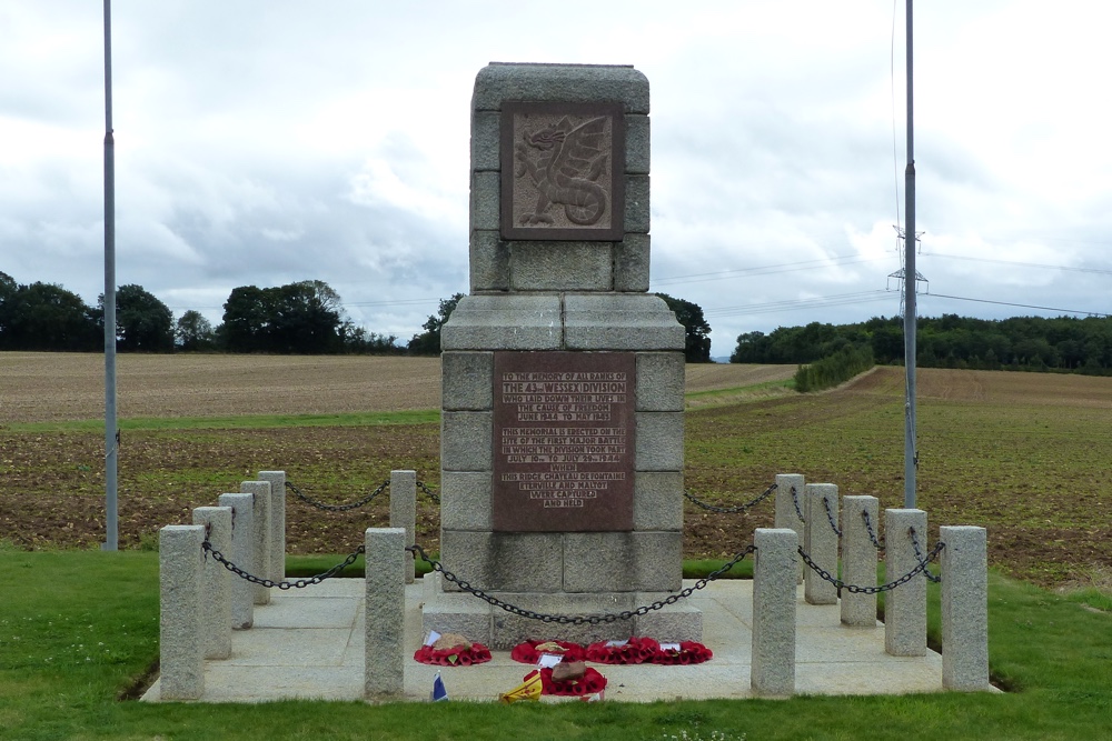 Monument 43rd (Wessex) Division en Operation Jupiter - Hill 112