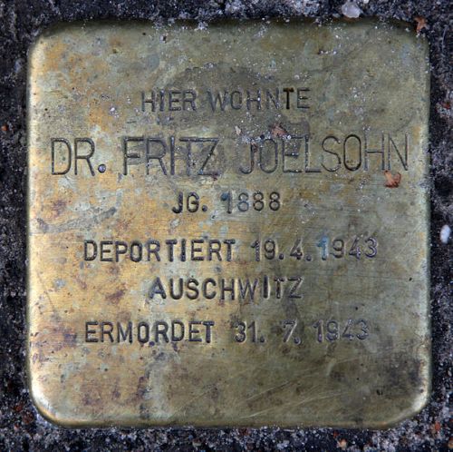Stumbling Stones Else-Lasker-Schüler-Straße 15 #1