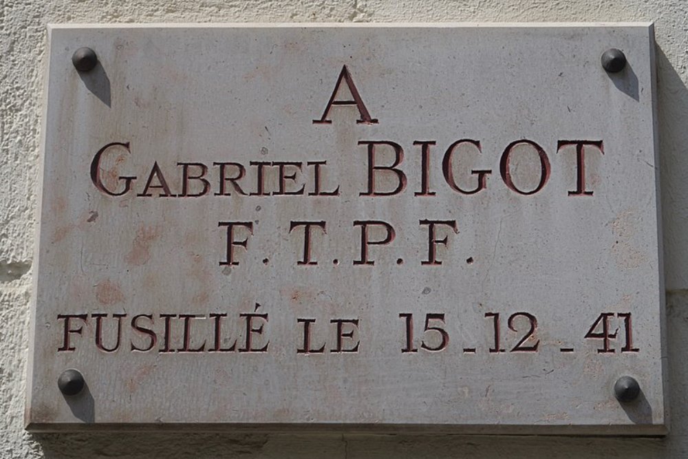Gedenkteken Gabriel Bigot #1