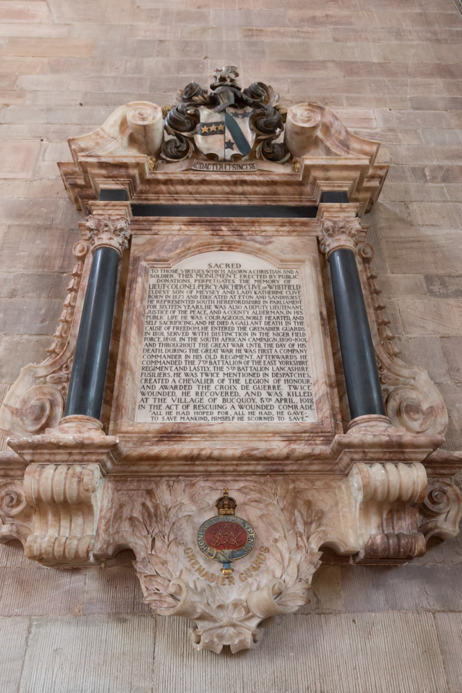 Memorials Second Boer War Hereford Cathedral #4