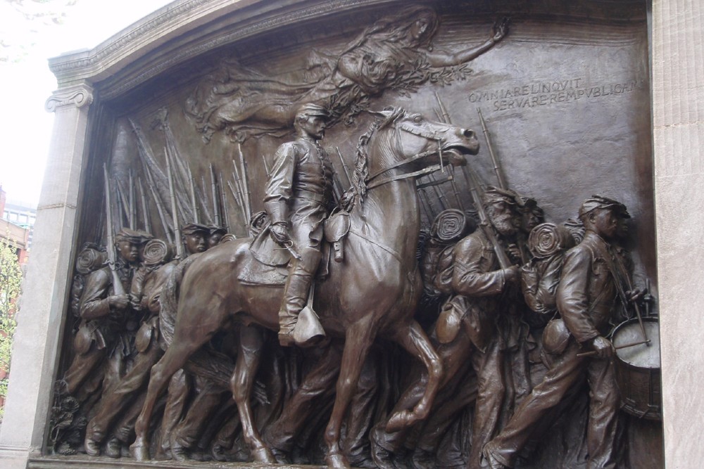 Monument Robert Gould Shaw en het 54th Regiment #5