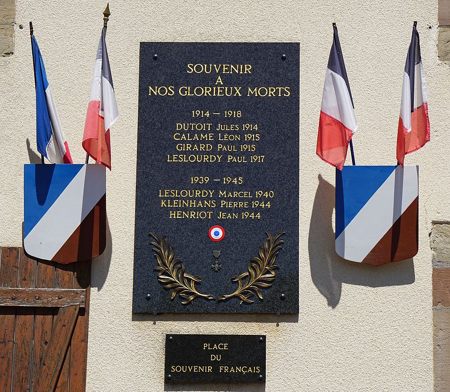 Oorlogsmonument Autrey-le-Vay