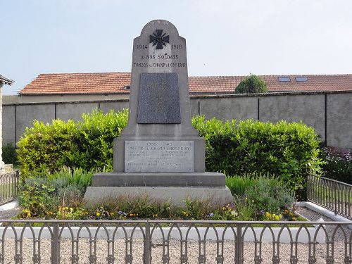 Oorlogsmonument Menneville