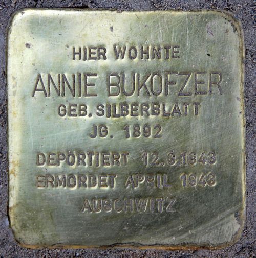 Stolpersteine Trautenaustrae 18 #2