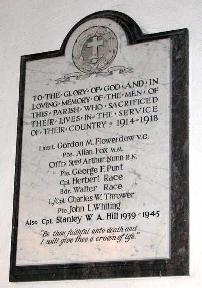 War Memorial St Leonard Church