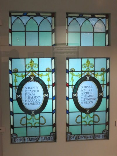 Herdenkingsraam Folly Methodist Chapel