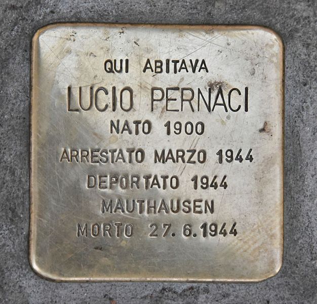 Stolperstein Corso Regio Parco 35 #1