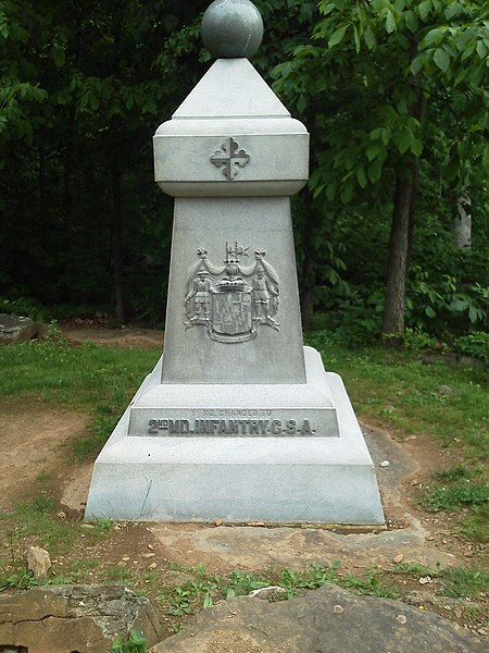 Monument 2nd Maryland Infantry C.S.A.