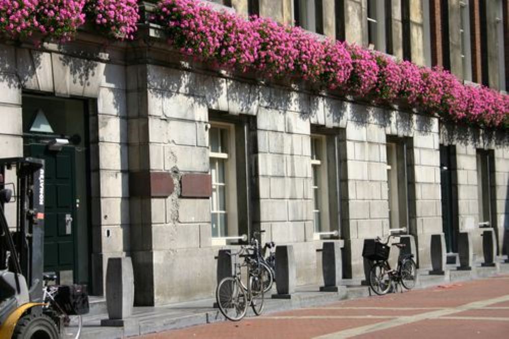 Grenade Marks Townhall Groningen