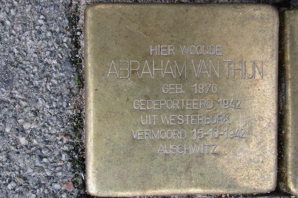 Stolpersteine Oranjeboomstraat 32c #2