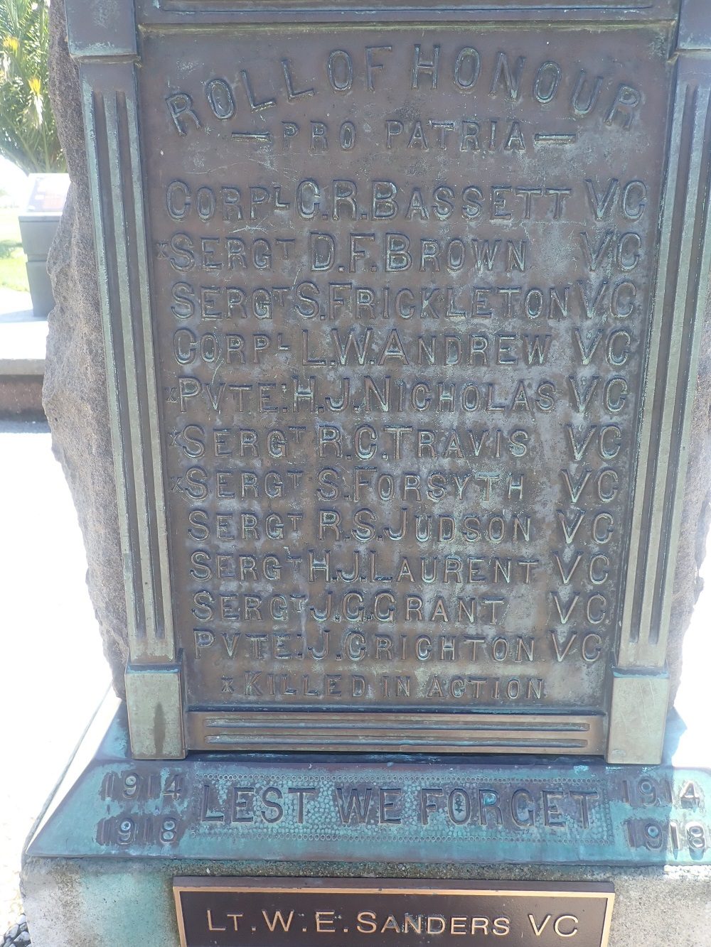 Caroline Bay VC Memorial, Timaru #3