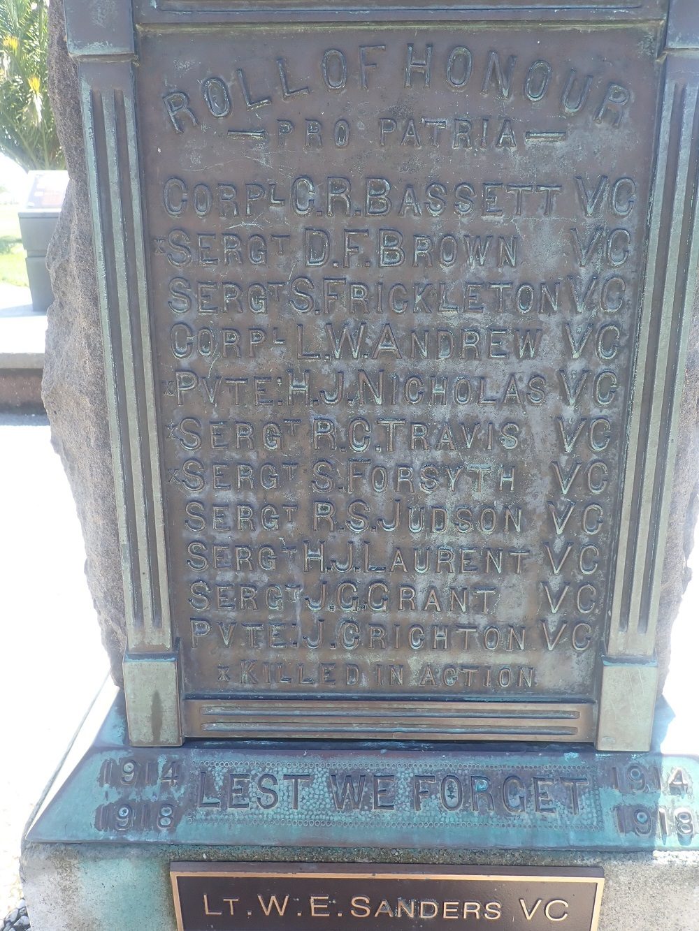 Caroline Bay VC Memorial Timaru #3