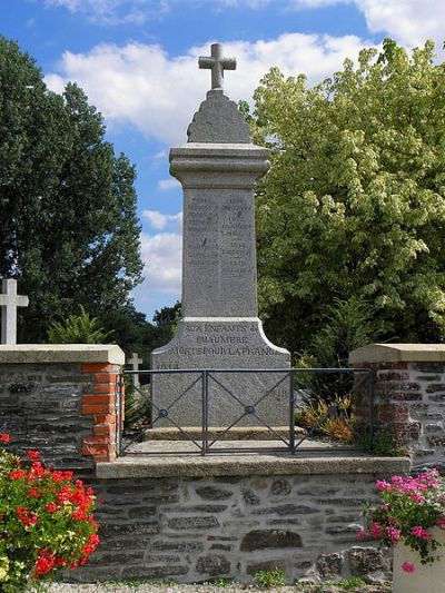 Oorlogsmonument Chaumer