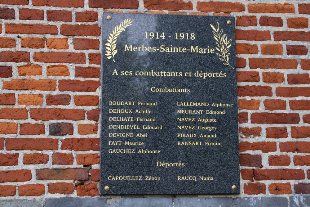 Oorlogsmonument Merbes-Sainte-Marie #3