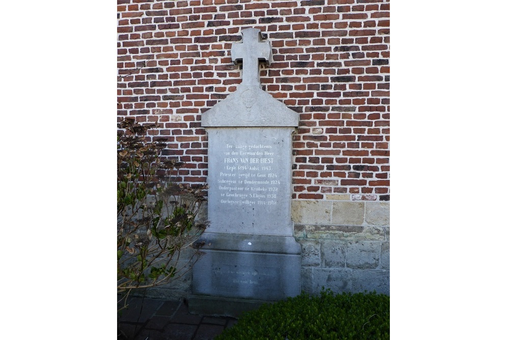 Memorial Stone Frans Van Der Biest #1