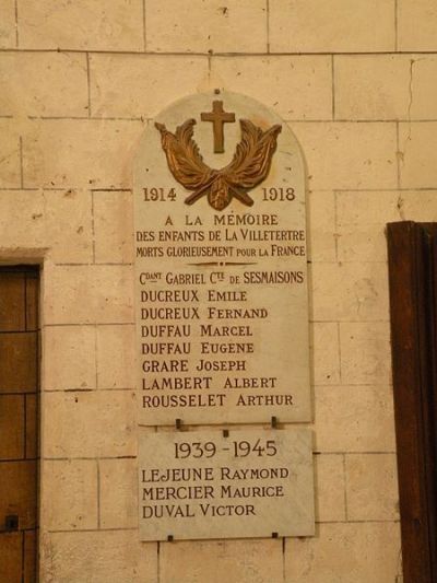 War Memorial Lavilletertre #1