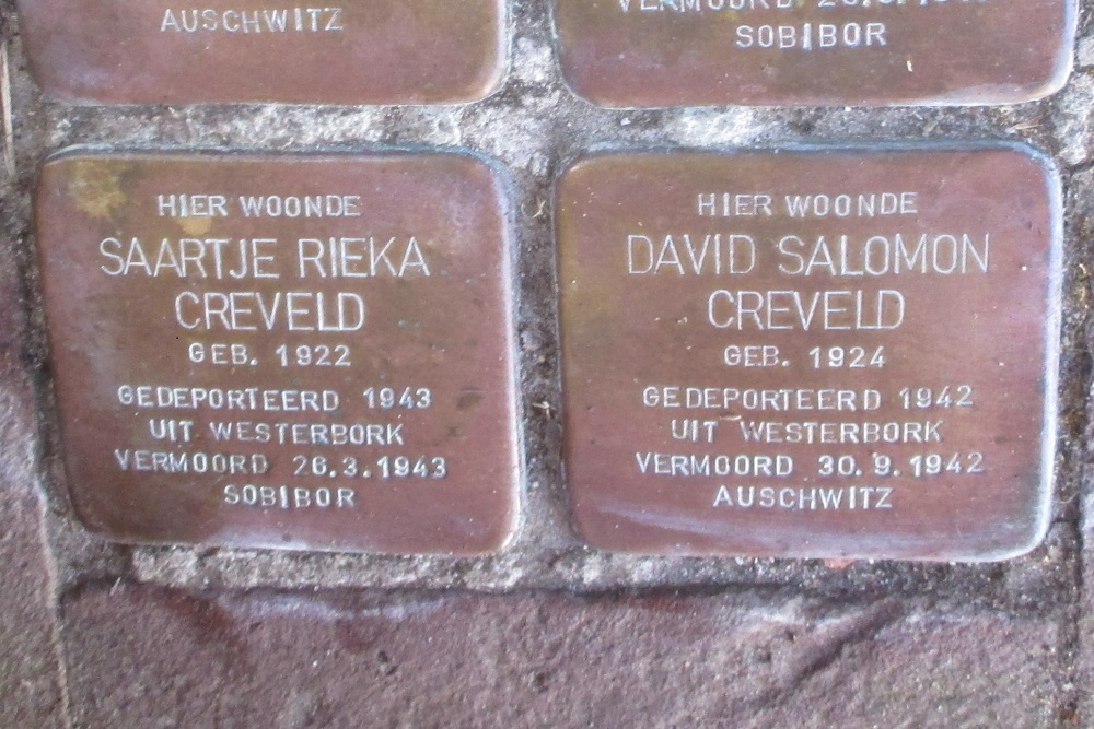 Stolpersteine Solwerderstraat 24 #3