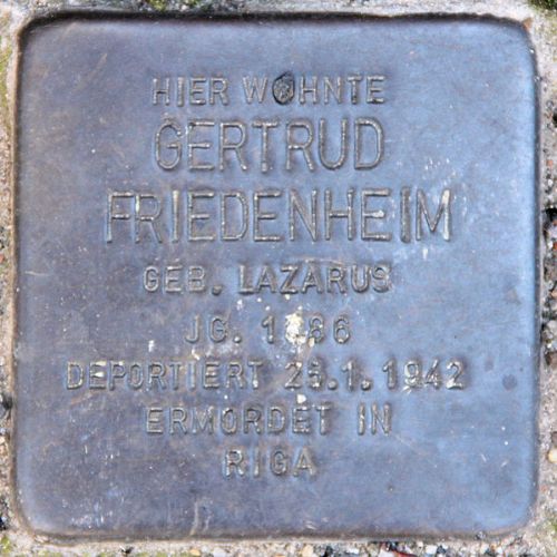 Stolperstein Krumme Strae 91