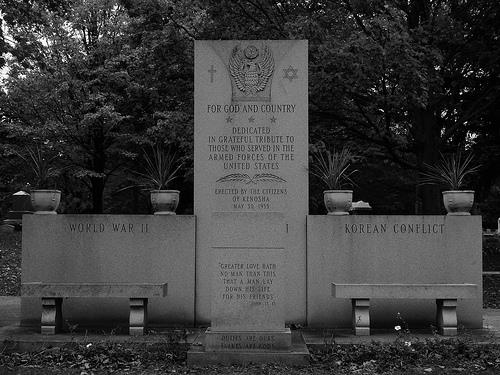 Monument Veteranen Kenosha #1