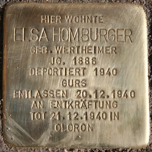 Stolperstein Zirkel 20 #1