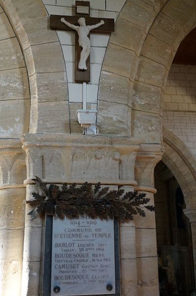 War Memorial Saint-tienne-au-Temple #1