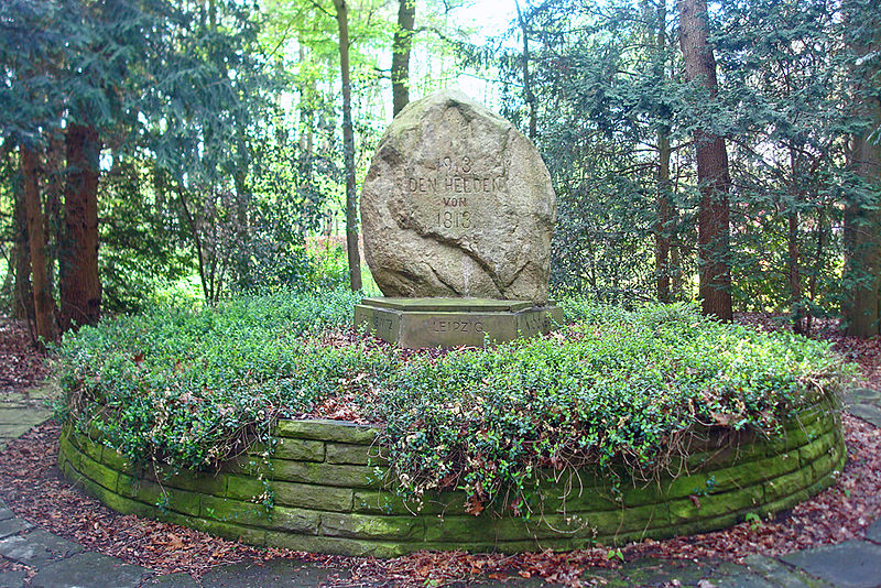 Herdenkingssteen 100e Verjaardag Slag bij Leipzig