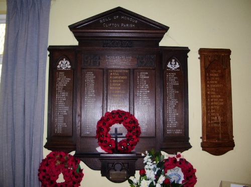 War Memorial Great Clifton Methodist Church