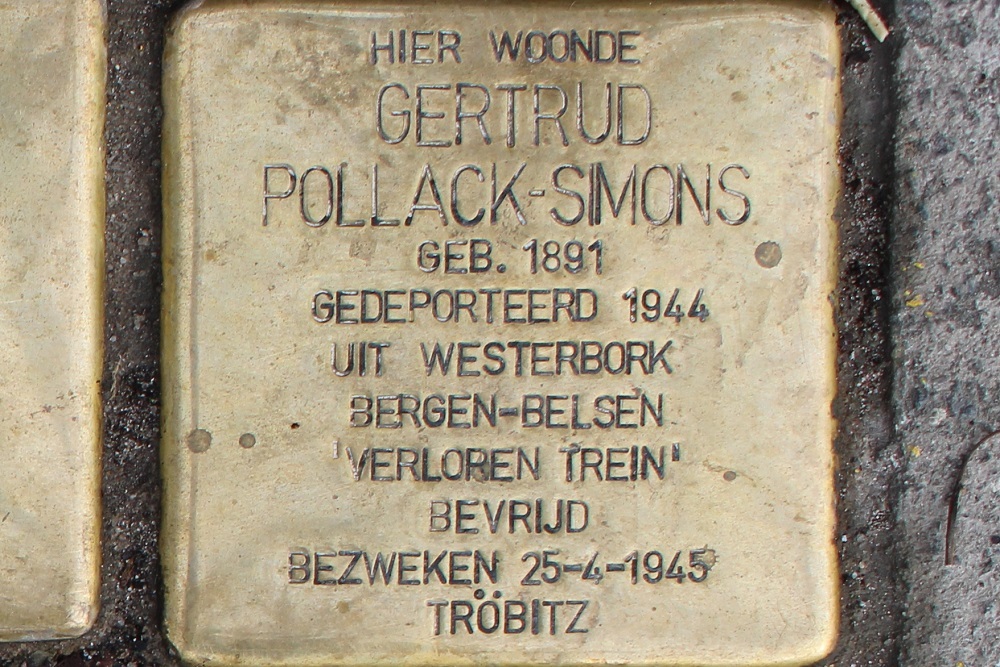 Stolpersteine Rijnsburgerweg 163 #3