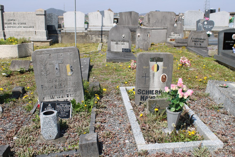 Belgische Oorlogsgraven Péronnes-lez-Binche Charbonnage #2