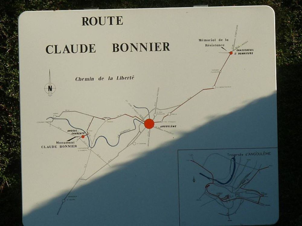 Sign Route Claude Bonnier #1