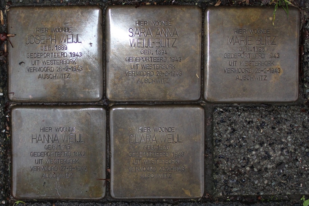 Stolpersteine Westeinde 95 #2