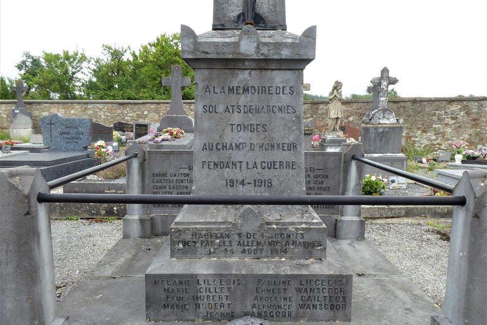 Oorlogsmonument Gemeentelijke Begraafplaats Hargnies #3