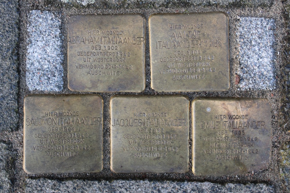 Stolpersteine Van de Wateringelaan 3