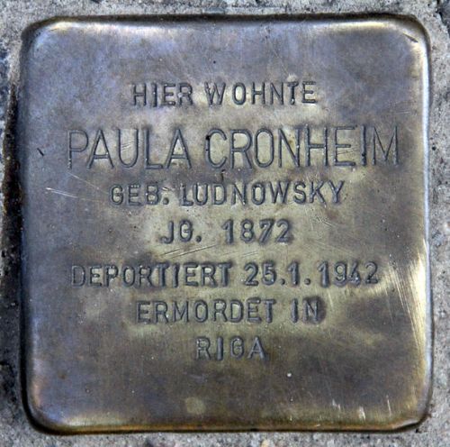 Stolperstein Dortmunder Strae 6