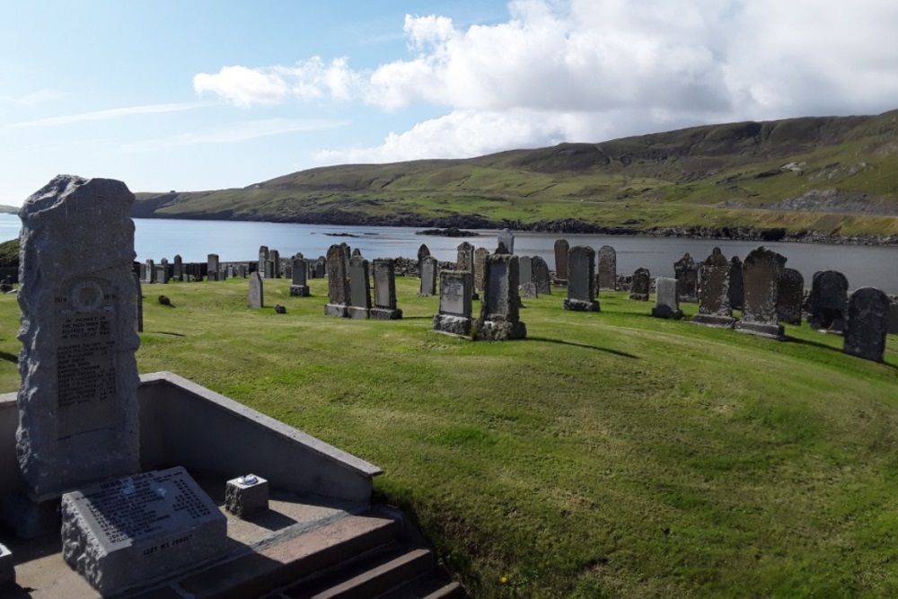 Oorlogsgraf van het Gemenebest Cunningsburgh Cemetery