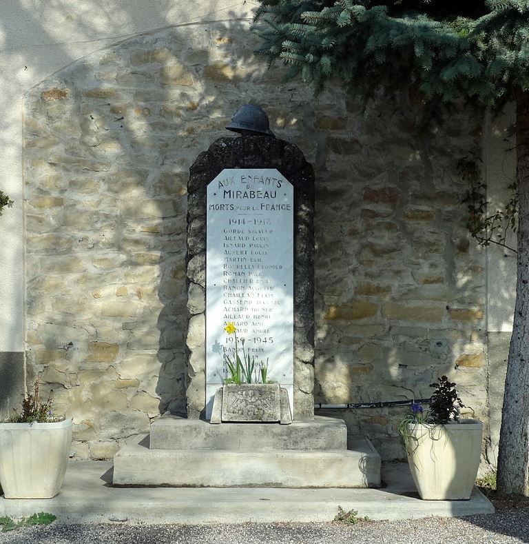 Oorlogsmonument Mirabeau