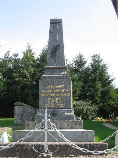 Oorlogsmonument Deycimont #1