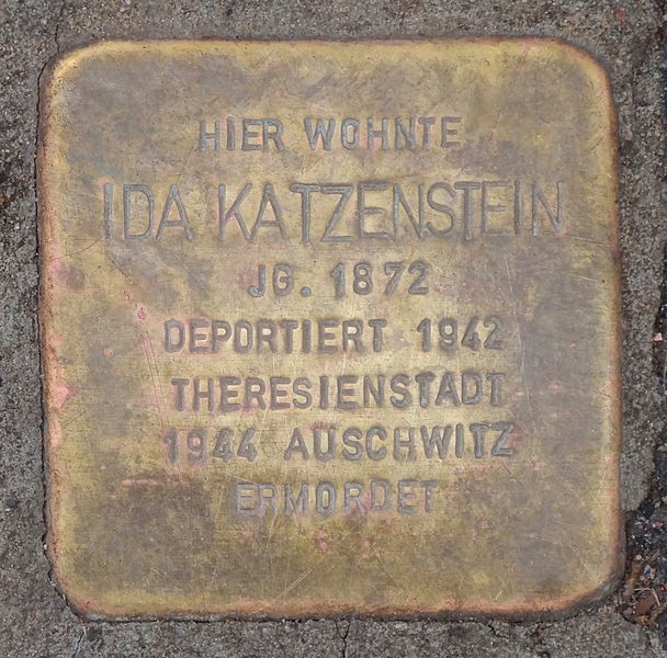 Stumbling Stone Goldbacher Straße 15
