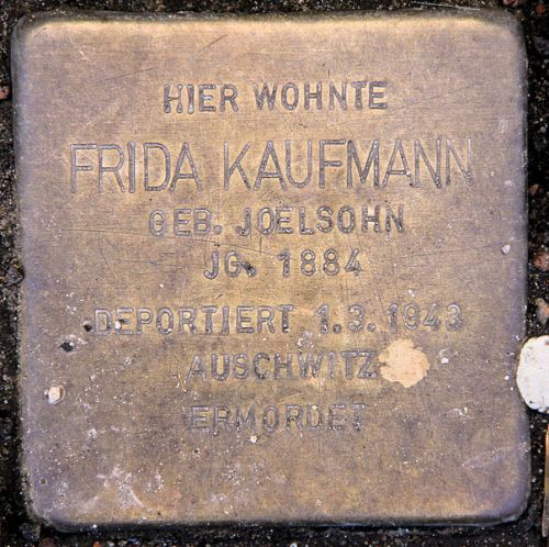 Stolpersteine Joachim-Friedrich-Straße 54