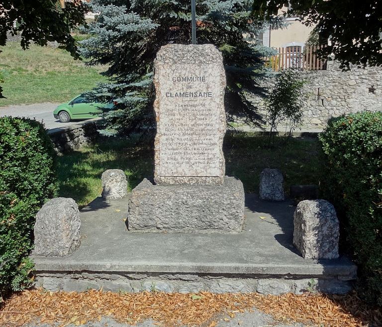 Oorlogsmonument Clamensane