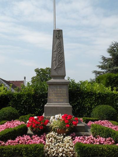 War Memorial Arronville