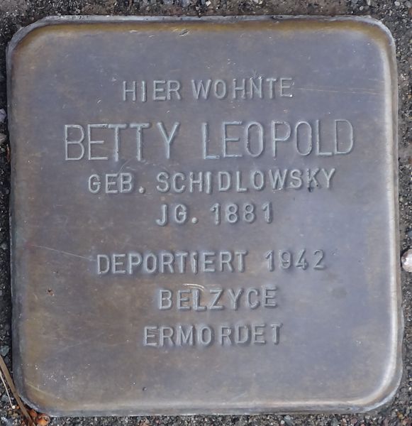 Stolpersteine Marktstrae 6 #1