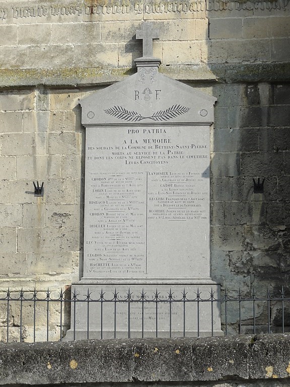 19th Century Wars Memorial Bthisy-Saint-Pierre #1