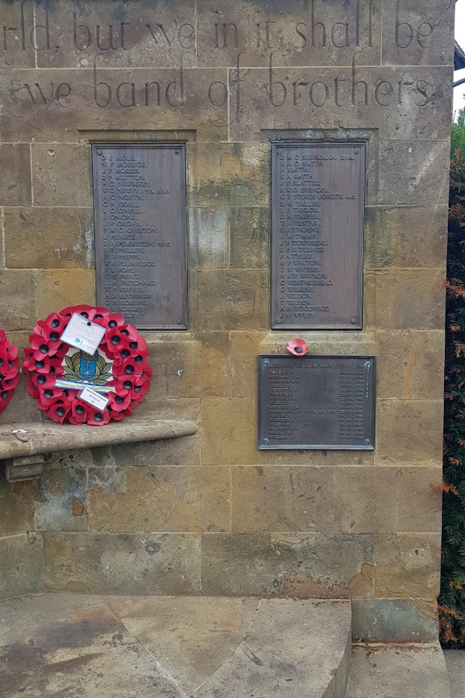 Oorlogsmonument Stratford-upon-Avon WO2 #5