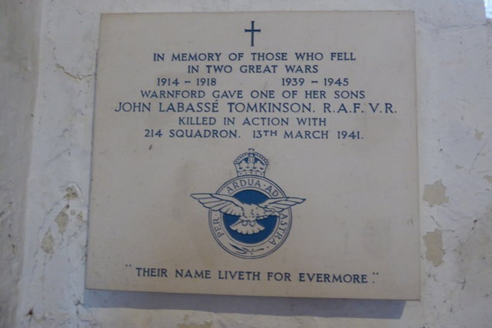 Memorial John Labasse Tomkinson #1